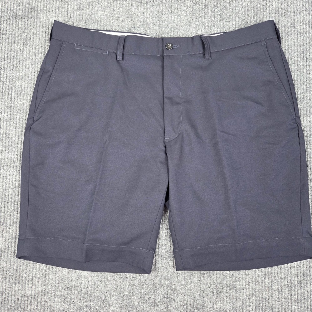 Polo‎ Ralph Lauren Mens Performance Golf Shorts Navy Blue Size 38 Flat Front